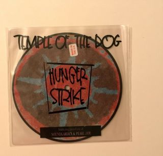 Temple Of The Dog Hunger Strike Uk 7  Picture Disc Rare