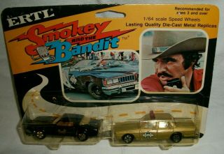 1980 Ertl Smokey And The Bandit 2 Pack Diecast Cars Nip Nr