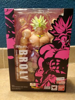 Broly Event Exclusive Color Edition Sdcc 2018 Bandai Sh Figuarts Dragon Ball Z