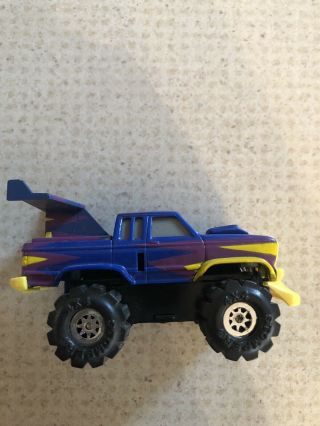 Vintage Schaper Stomper 4x4 blue/purple/yellow pick up truck great 3
