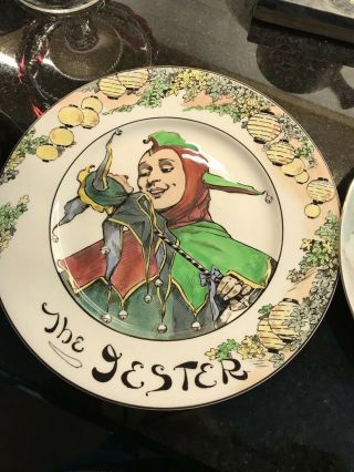 Royal Doulton " The Jester " Collector Plate D - 6277 1920/30 