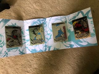 Udon Sdcc 2018 Exclusive The Ladies Of Street Fighter Alpha Metal Cards,  Bonus