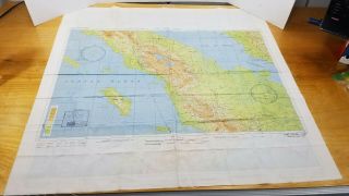 Double Sided Silk Map,  We Island/ Nias Island,  1945 Wwii World War 2
