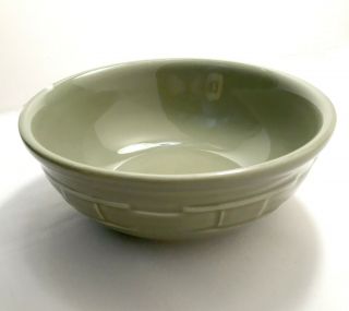 Longaberger Woven Traditions Sage Green - 7 " Coupe Cereal Bowl 26 Oz