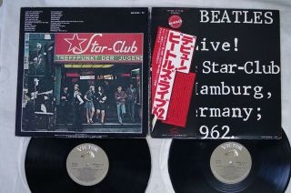 Beatles Live At Star - Club In Hamburg,  Germany;1962 Victor Vip - 9523 Japan Obi 2lp