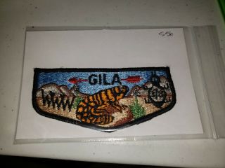 Boy Scout Oa 378 Gila Lodge Flap S5b