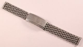 Vintage Montal 16mm Beads Of Rice Watch Bracelet Suitable For Tudor,  Rolex,  Etc.