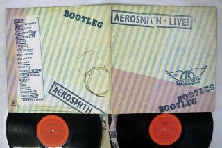 Aerosmith Live Bootleg Cbs/sony 40ap 1170,  1 Japan Vinyl 2lp