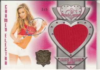 2019 Benchwarmer 25 Years Series 2 Carmen Electra Eclectic Swatch Card Sp 3/5