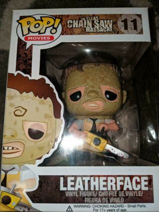 Funko Pop The Texas Chainsaw Massacre 11 Leatherface Common Vaulted