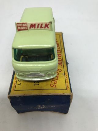 Matchbox Lesney Regular Wheels 21c Commer Milk Delivery Truck SPW,  NM 3