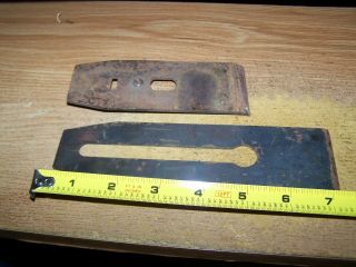 Stanley Wood Plane No.  5 Blade And Chip Breaker 2 " Britain Conn.  Logo