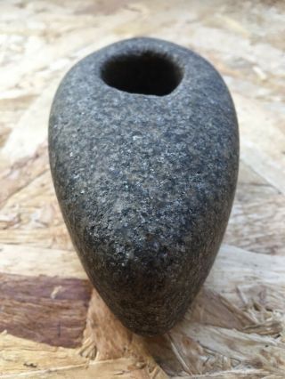 Ancient Stone Neolithic Skeuomorph - Fatjanovo Culture Granite.  Battle Axe Hammer