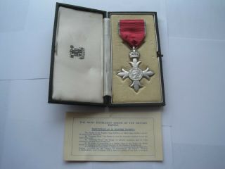 Most Order Of The British Empire Medal,  Mbe,  Royal Case