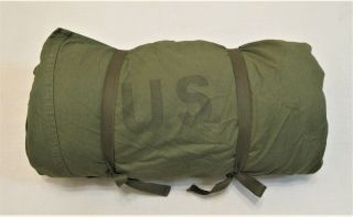 Ww2 Wwii U.  S.  Army Wool Sleeping Bag & Case Dated 1944