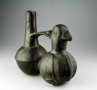 Sc Pre Columbian Moche Stirrup Vessel,  Peru 1000 - 1400 Ad