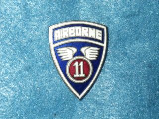 Wwii 11th Airborne Division Patch Di - Japanese - Made,  Nhm,  Sb