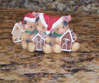 Enesco Tlp This Little Piggy Home For The Hoggydays Christmas Figurine 274631