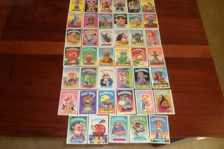 Garbage Pail Kids 84a - 124a Series 3 Os3 Sticker Cards Complete Set