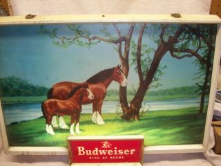 Vintage Budweiser King Of Beers Light Up Bar Sign