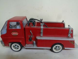 Vintage Tonka Pressed Steel Gas Turbine Pumper Fire Truck