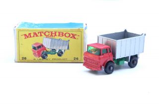 Vintage Matchbox Lesney 26 G.  M.  C.  Tipper Truck W/ Box
