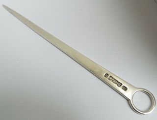 Large English Antique 18th Cent Georgian 1784 Sterling Silver Meat Skewer