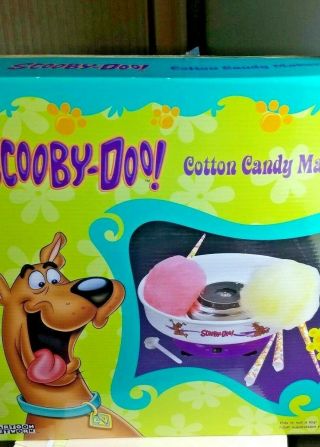 Scooby Doo Cotton Candy Machine/maker By Salton Nib Vintage Nib