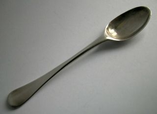 Irish Provincial:a Rare George Ii Silver Snuff/toy Spoon,  W.  Reynolds,  Cork,  C1760