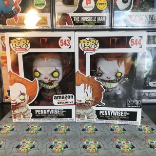 Funko Pop Movies It Pennywise Clown With Wrought Iron Fye Exclusive & Amazon