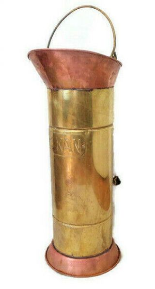 Brass Copper Umbrella Stand Holder Delft Handle 5 Kan