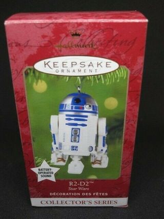 Hallmark Keepsake Ornament Star Wars A Hope " R2 - D2 " 2001