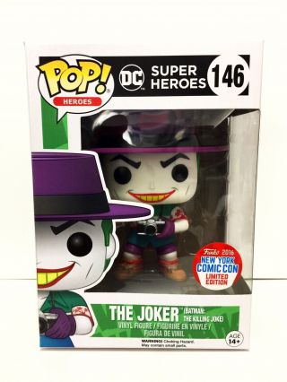 Joker The Killing Joke 2016 Nycc Limited Edition Funko Pop Dc Heroes 146