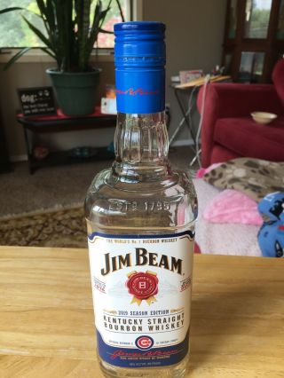 Jim Beam 2019 Season Edition Chicago Cubs Bottle