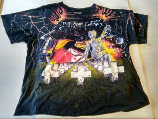 Vintage 1988 Metallica Heavy Metal Rock Concert Tour 80s Brockum T Shirt