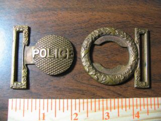 Authentic 1850s - 1870s Tongue And Wreath Buckle