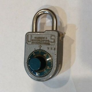 Vintage Sargent & Greenleaf Combination Lock Padlock No Combo