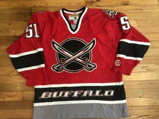 Vintage Koho Buffalo Sabres Alt 3rd Swords Brian Campbell Hockey Jersey Men L