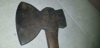 Antique Hand Forged Iron Broad Axe