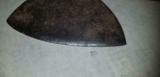 ANTIQUE HAND FORGED IRON BROAD AXE 2