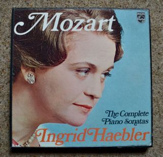Sc 71 Ax 601 - Ingrid Haebler - Mozart Complete Piano Sonatas - Ed1 Plum - Ex