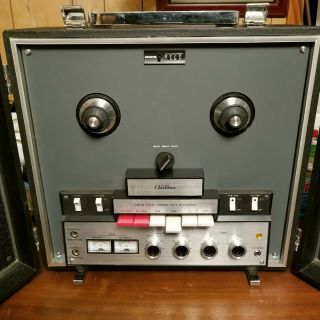 Vintage - Wards Airline Solid State Stereo Recorder Reel To Reel Gen - 3679a -