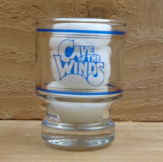 Cave Of The Winds - Manitou Springs,  Colorado " Shot Glass - Oversized " Orig.