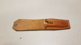 Vintage Ka - Bar Marine Mate Leather Sheath - Made In Usa