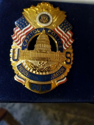 Capitol Police 2009 Inauguration Commemorative Badge Set 3