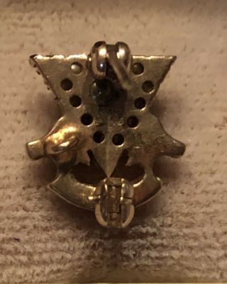 Gold Tau Kappa Epsilon Fraternity Pin Pearls 2