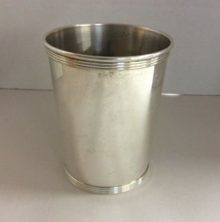 Vintage Newport 1673 Sterling Silver Julep Cup No Monogram 3.  75” Tall