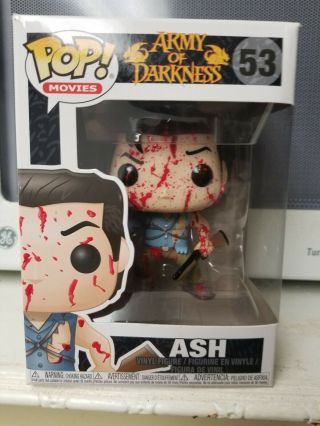 Funko Pop Ash Army Of Darkness (bloody Custom) Bruce Campbell
