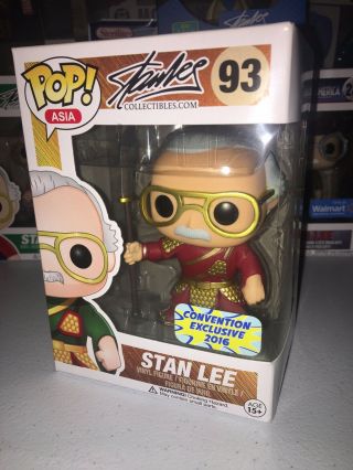 Funko Pop Stan Lee 93 Guan Yu Red Convention Excl.