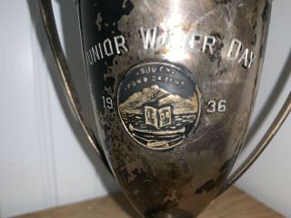 N.  G.  Wood & Sons Silver Plate 1923 Junior Water Day South Pond Cabins Trophy 3